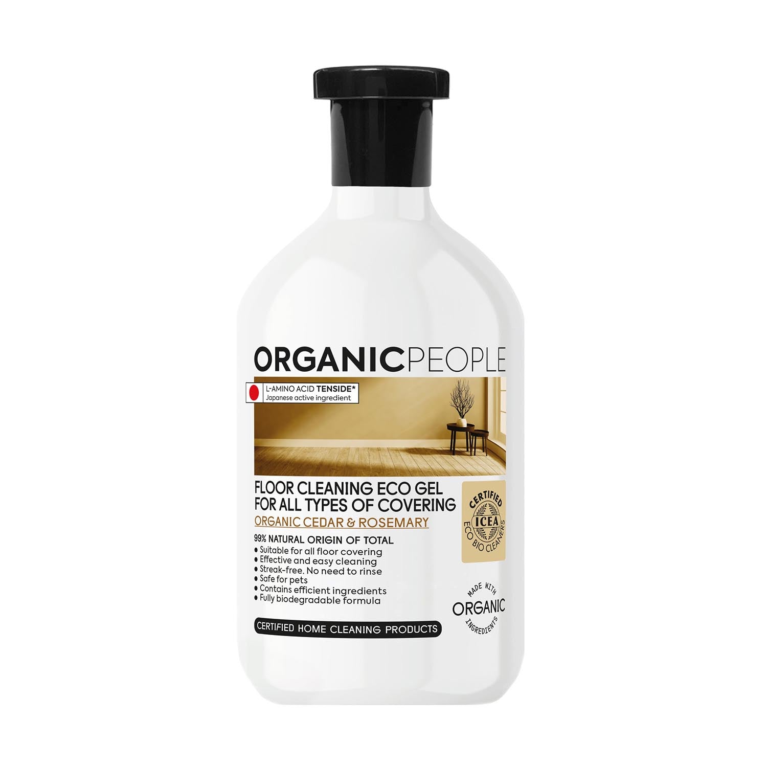 Organic People For All Types Of Covering Organic Cedar Floor Cleansing Eco Gel 200Ml
